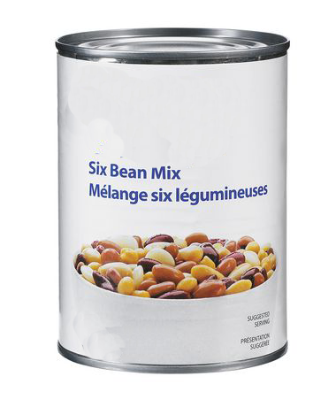 Beans 6 Salad Mix, 6/#10