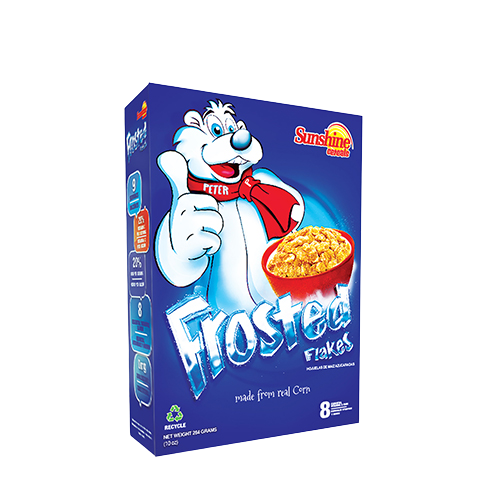Frosted Flakes Cereal, 28/284g Sunshine Cereal