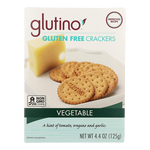 Gluten Free Crackers Vegetable, 6/4.4oz Glutino