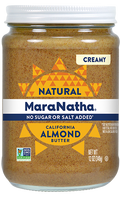 Almond Butter Spread No Salt, 6/12oz Maranatha