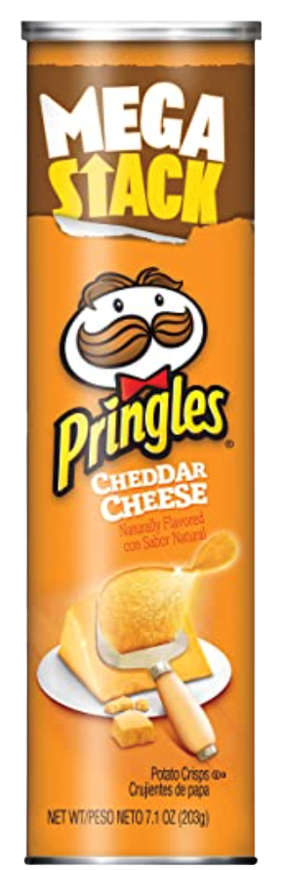 Cheddar Cheese Mega Stack Chips, 14/203g Pringles