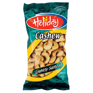 Cashews Lightly Salted, 60/45g Holiday