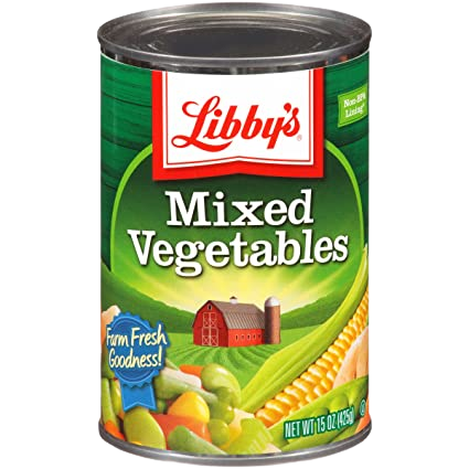 Vegetable Mix, 12/15oz Libby's