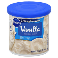 Vanilla Frosting, 8/16oz Pillsbury