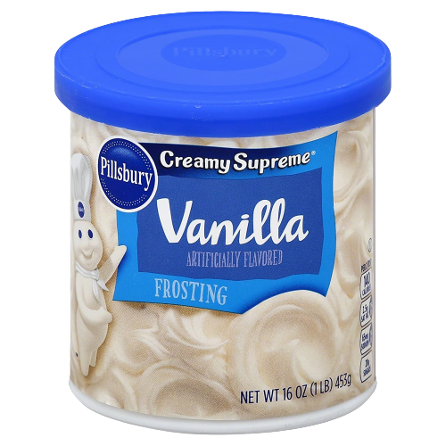 Vanilla Frosting, 8/16oz Pillsbury