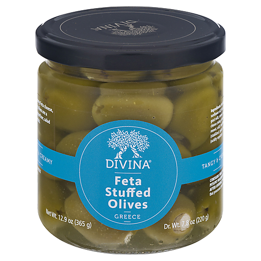 Olives Feta Stuffed, 6/7.8oz Divina