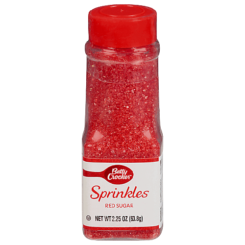 Red Sugar Sprinkles, 6/2.25oz Betty Crocker