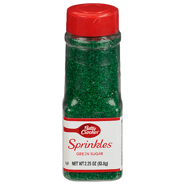 Green Sugar Sprinkles, 6/2.25oz Betty Crocker