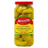 Pepperoncinis Golden Greek, 6/16oz Mezzetta