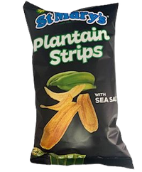 Plantain Chips with Sea Salt, 24/140g St. Mary's
