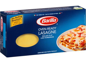 Lasagna Pasta Oven Ready, 12/9oz Barilla