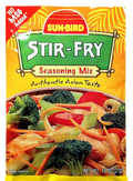 Stir Fry Seasoning Mix, 24/0.75oz Sunbird