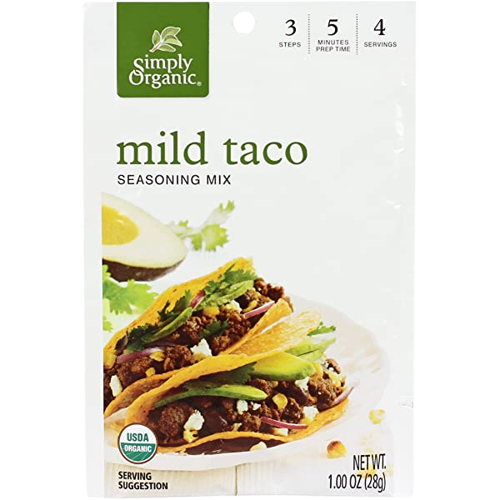 Taco Seasoning Mild, 12/1oz Simply Organic