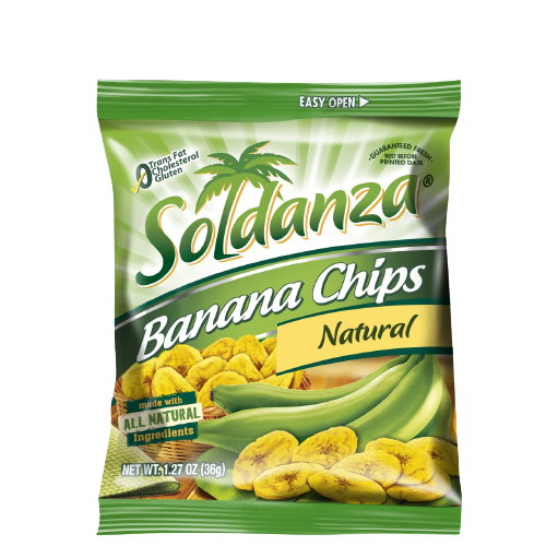 Banana Chips, 96/36g Soldanza