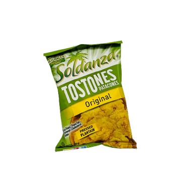 Plantain Tostones Chips, 48/60g Soldanza