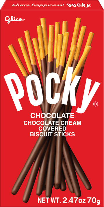 Pocky Chocolate Covered Biscuit Sticks, 10/2.47oz Glico