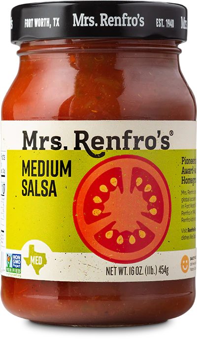 Salsa Medium, 6/16oz Mrs Renfro's