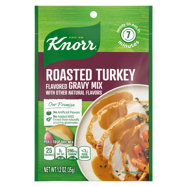 Roasted Turkey Flavoured Gravy Mix, 24/1.2oz Knorr