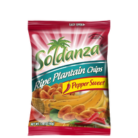Plantain Chips Sweet Ripe Pepper, 72/42g Soldanza