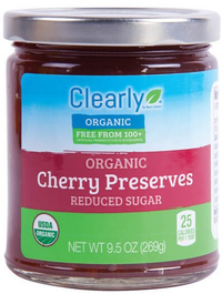 Cherry Preserve, 6/9.5oz Clearly Organic