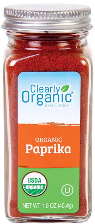 Paprika Ground, 48/1.6oz Clearly Organic