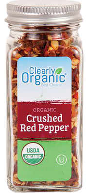 Red Pepper Crushed, 48/1.2oz Clearly Organic