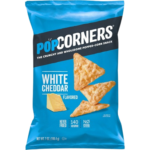 Popcorn Chips White Cheddar, 12/7oz PopCorners