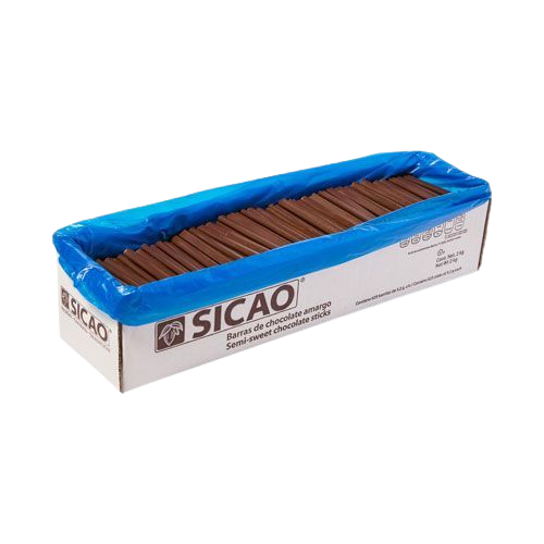 Bittersweet Chocolate Baking Sticks 46%, 9/2kg Sicao