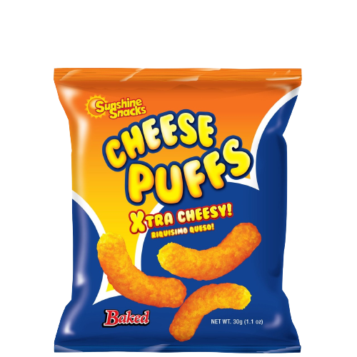 Cheese Puff Snack, 48/30g Sunshine Snacks