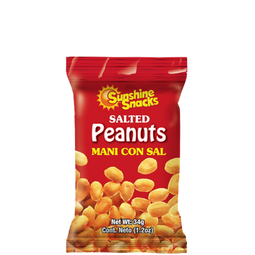 Peanuts Ready Salted, 96/30g Sunshine Snacks