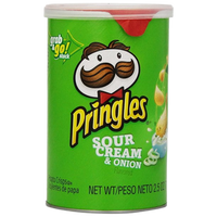 Sour Cream & Onion Chips, 12/71g Pringles