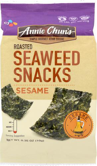 Seaweed Snack Sesame, 12/0.35oz Annie Chun's