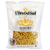Elbow Pasta, 20/1lb L'Oro Del Sud