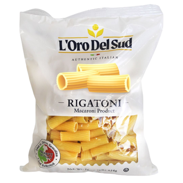 Rigatoni Pasta, 20/1lb L'Oro Del Sud