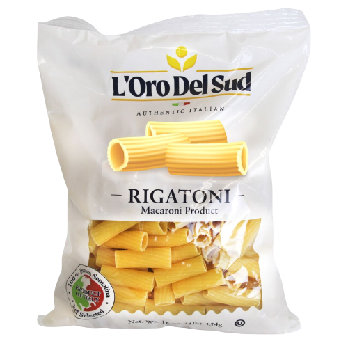 Rigatoni Pasta, 20/1lb L'Oro Del Sud