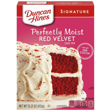 Red Velvet Cake Mix, 12/15.25oz Duncan Hines