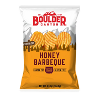 Potato Chips Honey Barbeque, 12/6.5oz Boulder Canyon
