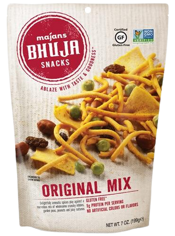 Snack Mix Original, 6/7oz Bhuja