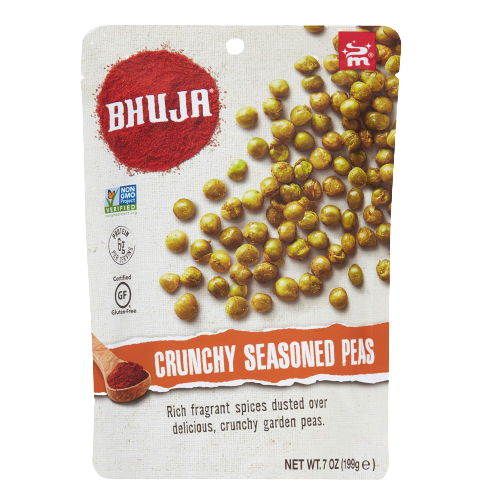 Crunchy Seasoned Peas, 6/7oz Bhuja
