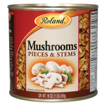 Mushroom Pieces & Stems, 24/16oz Roland
