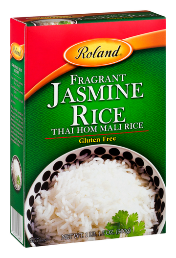 Jasmine Rice Premium, 12/17.6oz Roland