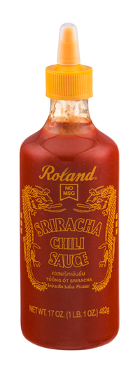 Sriracha Chili Sauce No MSG, 12/17oz Roland