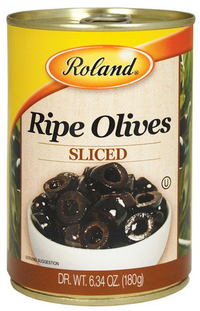 Olives Ripe Sliced, 12/14oz Roland