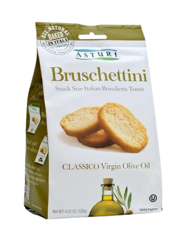 Bruschettini Classico Virgin Olive Oil, 12/4.23oz Asturi