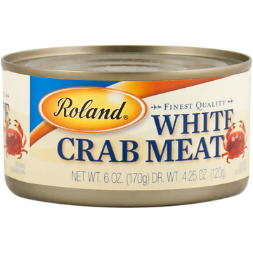 Crab Meat White, 24/6oz Roland