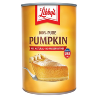 Pumpkin Spice Solid Pack, 24/15oz Libby's