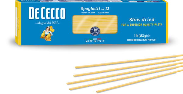 Spaghetti No.12 Pasta, 20/1lb De Cecco