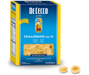 Orecchiette No.91 Pasta, 12/1lb De Cecco