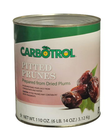 Prunes Pitted in Juice, 3/110oz Carbotrol