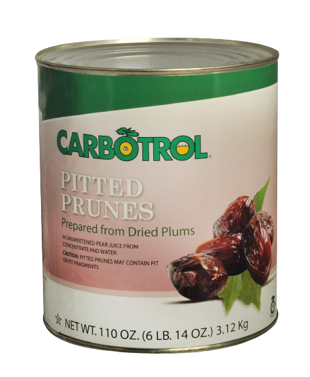 Prunes Pitted in Juice, 3/110oz Carbotrol